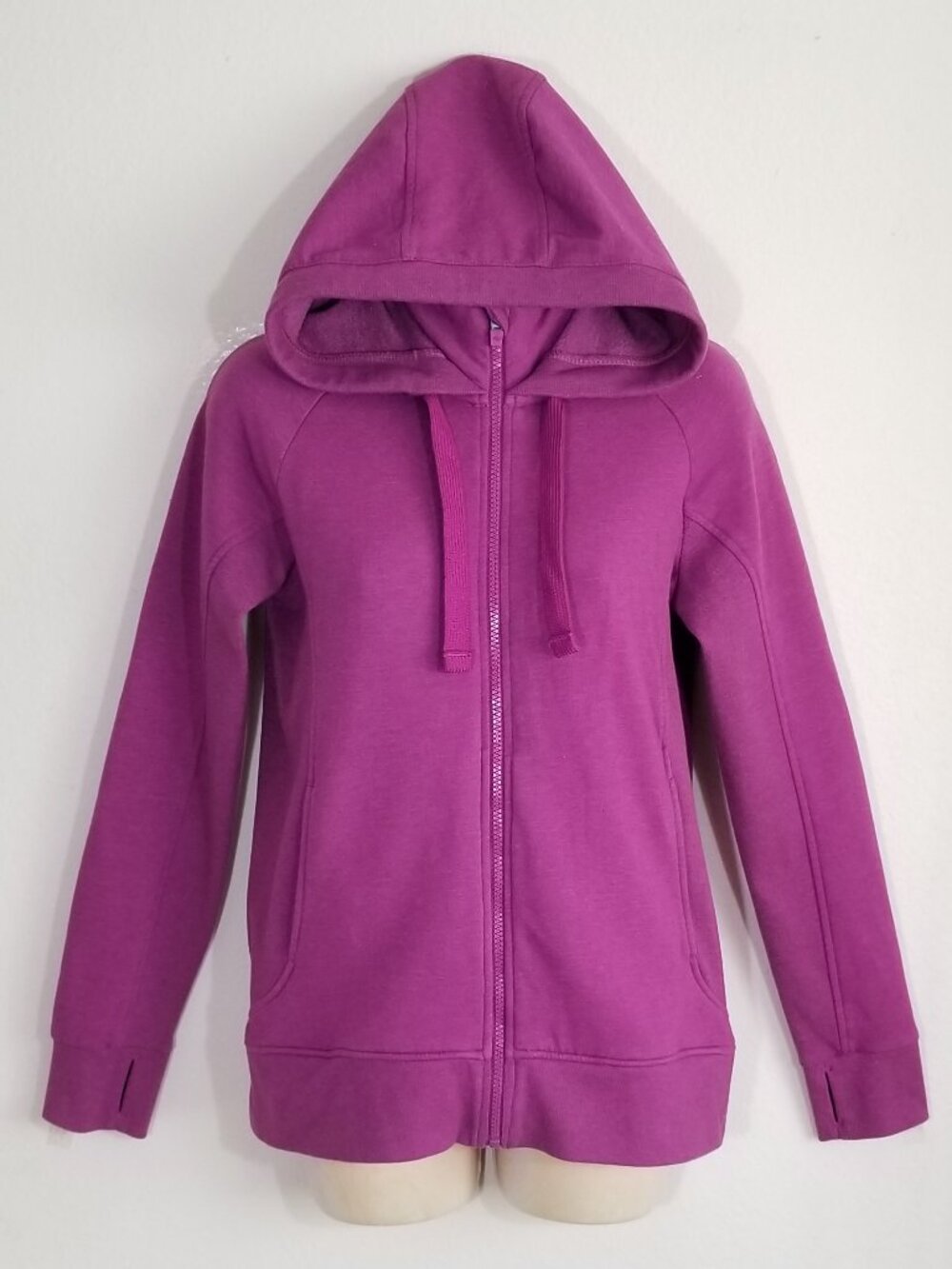 EDDIE BAUER Hoodie Zip Jacket Raglan Thumbholes 7013E1M